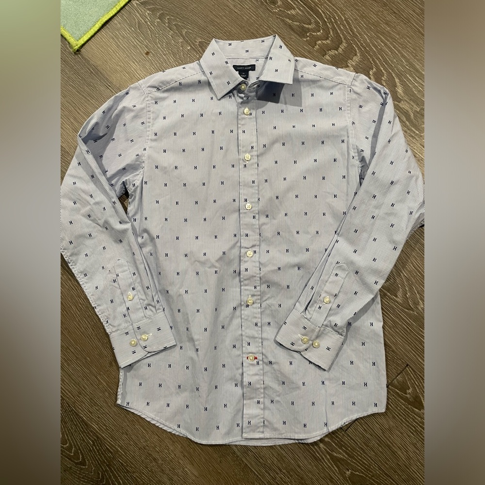 Boys Tommy Hilfiger Button Down Shirt Size 14
